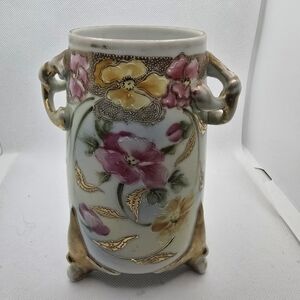 Vintage Hand Painted Nippon vase very intricate